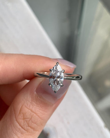 Perfect marquise ring