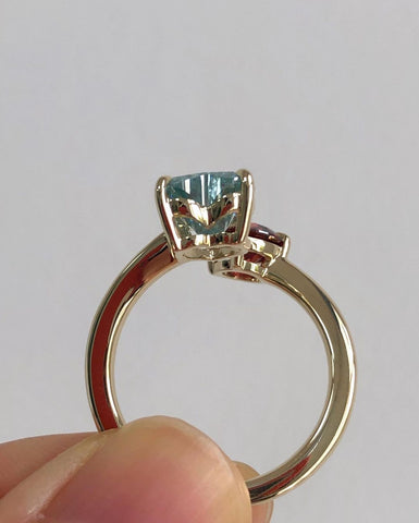 Gleaming Gem Duo Diamond Ring