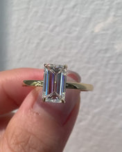 Precision emerald ring